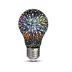 LAMPADINA GOCCIA LED 3W E27 3000K A60 FILAMENT 3D