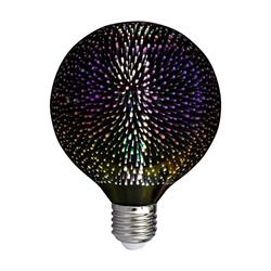 LAMPADINA GLOBO LED 3W E27 3000K FILAMENT 3D