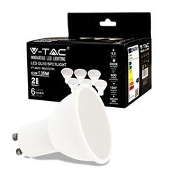 LAMPADINA DICROICA LED 4,5W GU10 4000K 6PZ PACK