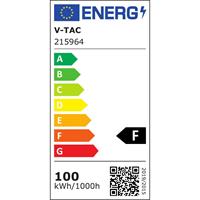 PROIETTORE LED 100W 3000K NERO E-SERIES