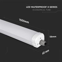 PLAFONIERA STAGNA LED 32W 4500K IP65 150CM 5120Lm