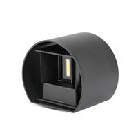 APPLIQUE LED 5W 4000K TONDO NERO IP65 BIEMIS VARIAB