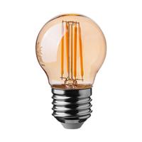 LAMPADINA LED SFERA 4W E27 G45 2200K AMBRA