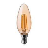 LAMPADINA LED CANDELA 4W E14 2200K AMBRA