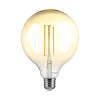 LAMPADINA LED GLOBO G125 8W E27 2200K AMBRA DIMMERABILE