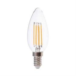 LAMPADINA LED CANDELA 6W E14 4000K TRASPARENTE