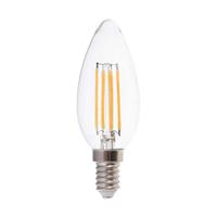 LAMPADINA LED CANDELA 6W E14 4000K TRASPARENTE