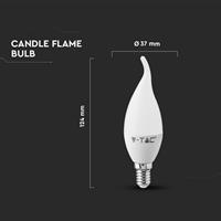 LAMPADINA LED CANDELA A FIAMMA 5,5W E14 4000K SAMSUNG