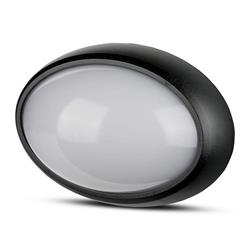 PLAFONIERA LED 8W 3000K NERO IP54