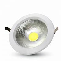 FARETTO DA INCASSO LED 30W 6400K TONDO COB ALTA LUMINOSI