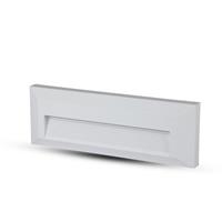 SEGNAPASSO LED 3W 3000K RETTANGOLARE BIANCO IP65