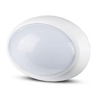 PLAFONIERA LED 12W 3000K OVALE BIANCO IP54