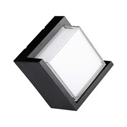 APPLIQUE LED 12W 4000K NERO IP65 QUADRA