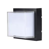 APPLIQUE LED 12W 3000K NERO IP65 QUADRA