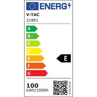 PLAFONIERA INDUSTRIALE LED 100W 4000K 120LM/W NERO SAMSU