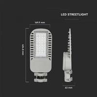 ARMATURA STRADALE LED 50W 6400K IP65 135Lm/W SAMSUNG