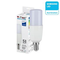 LAMPADINA LED TUBOLARE 8W E14 3000K SAMSUNG