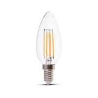 LAMPADINA LED CANDELA 4W E14 2700K TRASPARENTE SAMSUNG