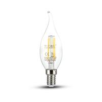 LAMPADINA LED FIAMMA 4W E14 2700K TRASPARENTE