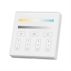 CONTROLLER 2,4GHZ 4 ZONE PER STRISCIA RGB 2xAAA