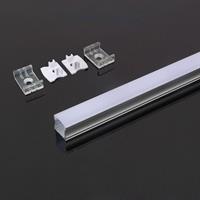 PROFILO ALLUMINIO 2mt 17,2x15,5mm STRISCE MAX 12mm COVER