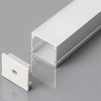 PROFILO ALLUMINIO 2MT 30x20mm COVER OPACA