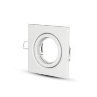 PORTAFARETTO DA INCASSO ORIENTABILE GU10 QUADRO BIANCO