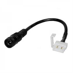 CONNETTORE PER STRISCIA LED SMD3528 CON JACK 2,1 FEMMINA