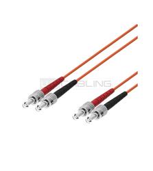 Fiber Optic Multimode Patch Cord ,62,5/125 ST-ST, 7,5 mt