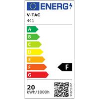 FARO LED 20W 6400K IP65 CHIP LED SAMSUNG CORPO NERO