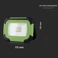 FARO LED 20W 6400K IP44 RICARICABILE SOS FLASH