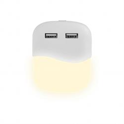 LUCE LED NOTTURNA 0,45W 4000K QUADRA CON USB SAMSUNG