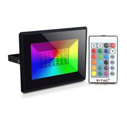 PROIETTORE LED 30W RGB NERO IP65