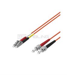 Fiber Optic Multimode Patch Cord ,50/125 LC-ST, 1 mt. OM