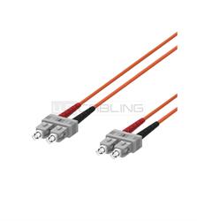 Fiber Optic Multimode Patch Cord ,50/125 SC-SC, 0,5 mt.