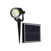 FARETTO LED DA GIARDINO CON PICCHETTO 3000K IP65 SOLARE