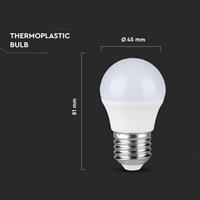 LAMPADINA LED SFERA 5,5W E27 G45 2700K 2PZ BLISTER