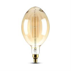 LAMPADINA OVALE LED FILI 8W E27 BF180 2000K DIMMERABILE