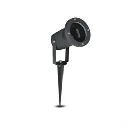 PICCHETTO DA GIARDINO ALLUMINIO GU10 NERO IP44