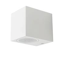 APPLIQUE GU10 ALLUMINIO QUADRO BIANCO IP44