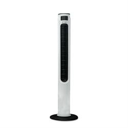 VENTILATORE A TORRE 55W CON DISPLAY+TELECOMANDO BIANCO/N