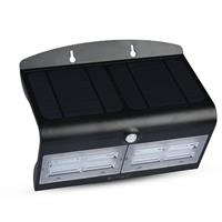 APPLIQUE LED SOLARE 7W 4000K NERA IP65 CON SENSORE