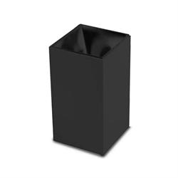 PORTAFARETTO CUBO DA SUPERFICIE NERO + NERO GU10