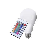 LAMPADINA LED CON TELECOMANDO E27 10W 935LM RGBW 180° 60