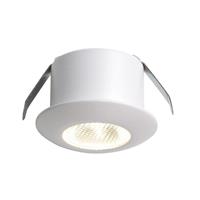 INCASSO LED ASSO BIANCO IN ALLUMINIO 1W 100LM 3000K 3,2X