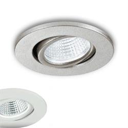 INCASSO LED POLARIS NICHEL IN ALLUMINIO 3W 300LM 4000K 6