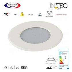 INCASSO LED RAINBOW DC12V BIANCO IN TERMOPLASTICA 5W 110