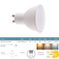 LAMPADINA LED GU10 6W 490LM 4000K 100° 50X57mm 15000h CR