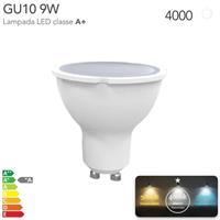 LAMPADINA LED GU10 9W 820LM 4000K 100° 50X55mm 25000h CR