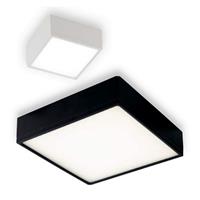 PLAFONIERA LED KLIO NERA IN ACRILICO E ALLUMINIO 16W 200